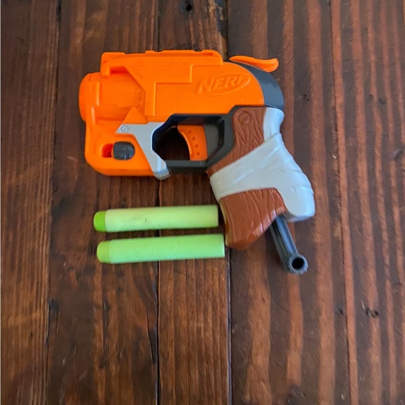 Nerf Micro Shots Zombie Strike Hammershot Blaster Gun Darts Toy +8 kids boy - Picture 3 of 5